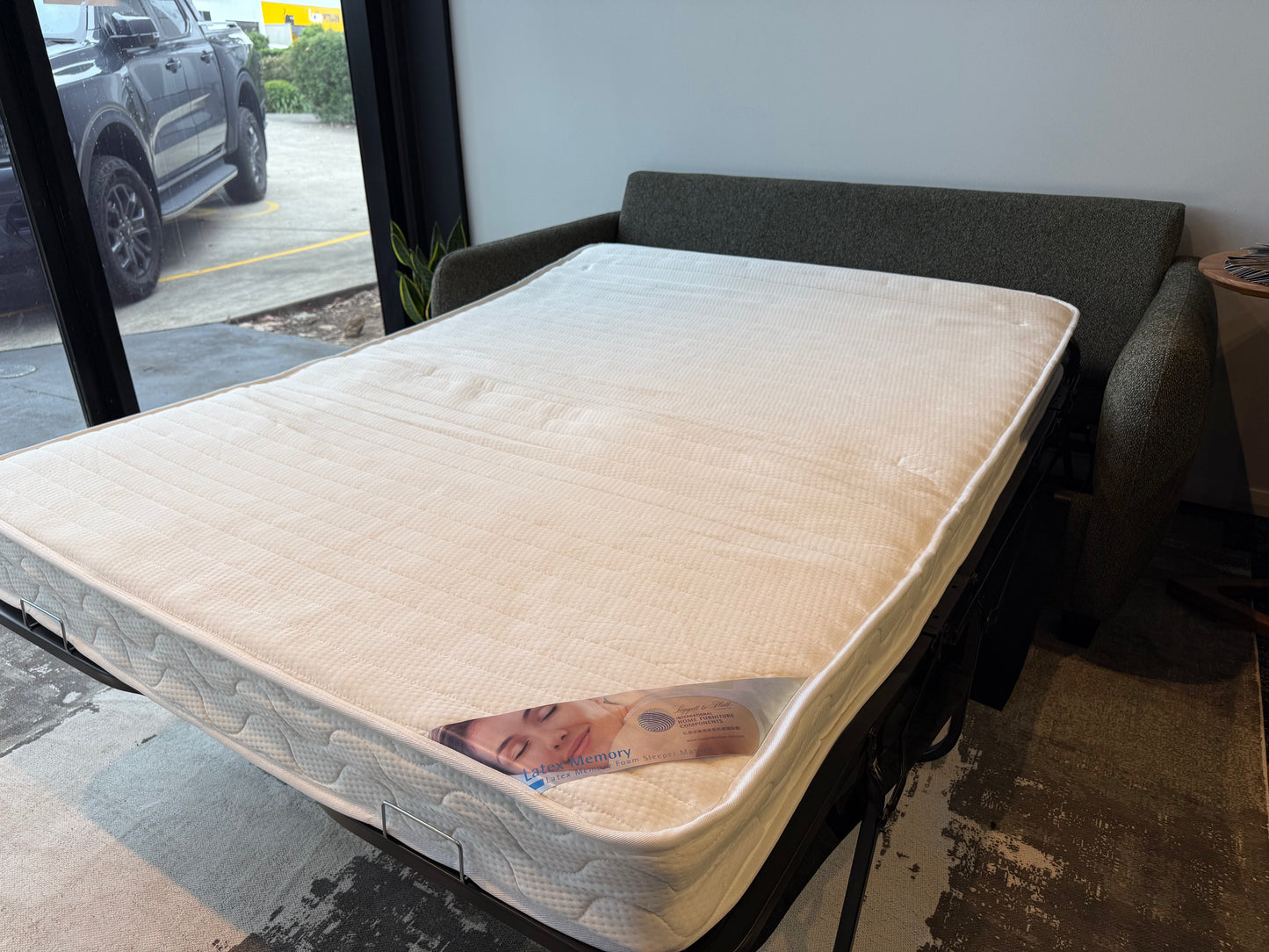 Plateau sofabed with Latex 6 inch mattress (Commercial grade)
