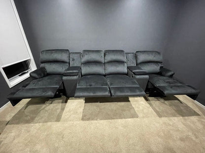 Queenslander Electric recliners with dual consoles - Leisure Lounges